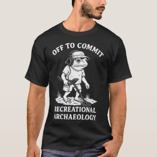 Camiseta Sair para Cometer Arqueologia Recreativa Sapo