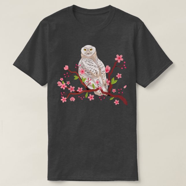 Camiseta Sakura Cherry Blossom Forest Amante de os animais  (Frente do Design)