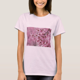 Camiseta Sakura Cherry Blossoms Pastel Pink Camadas
