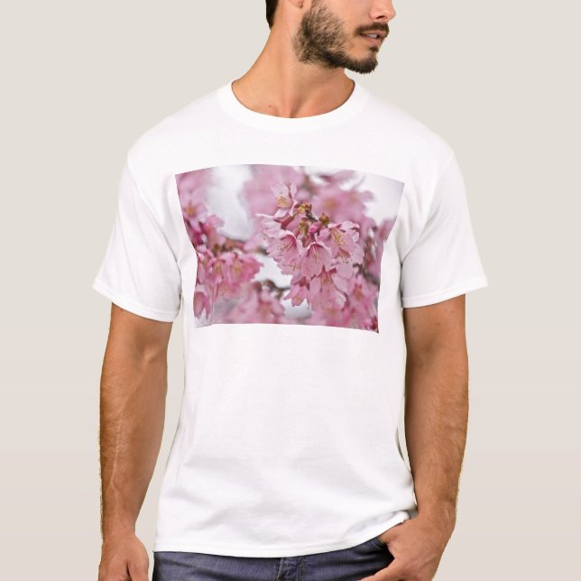 Camiseta Sakura Cherry Blossoms Rosa Pálido (Frente)
