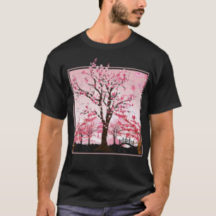 Camiseta Sakura Flor Rosa Flor Flor Flor Japonês Flor Bloss