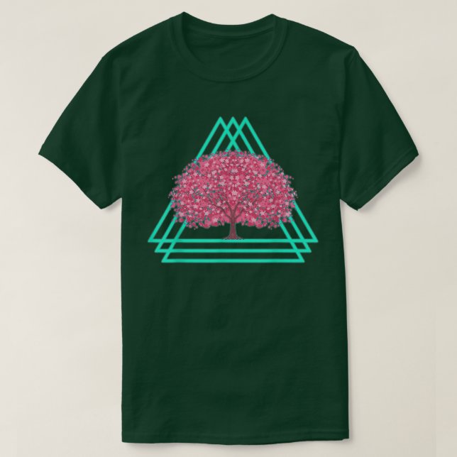Camiseta Sakura Flower Blossom Japan 90s Art Vaporwave Cher (Frente do Design)