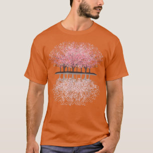Camiseta Sakura Forest Cherry Blossom Japanese Tree Graphic