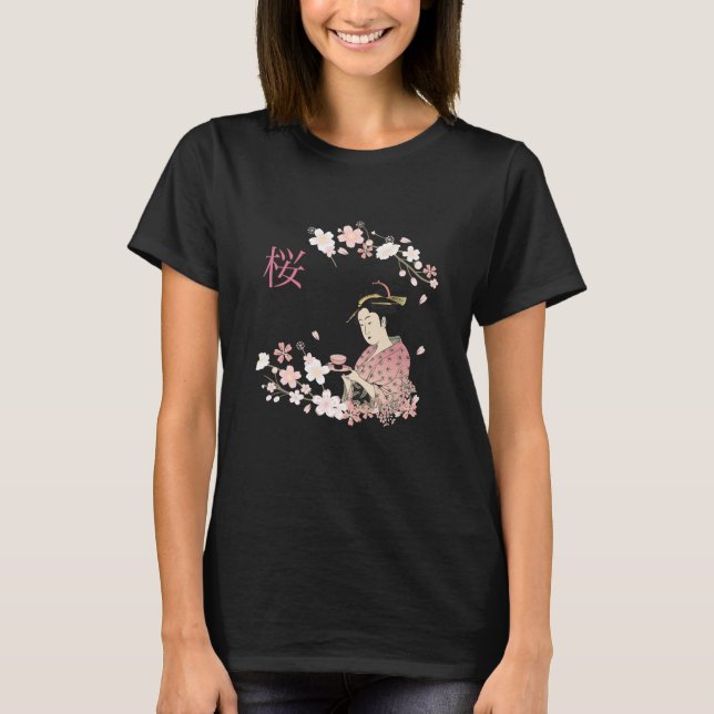 Camiseta Sakura Geisha (Frente)