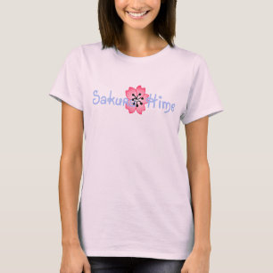 Camiseta Sakura Hime (princesa da flor de cerejeira)