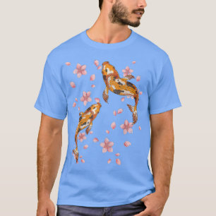 Camiseta Sakura Japão Cultura Taisho Sanke Koi Japonês Koi