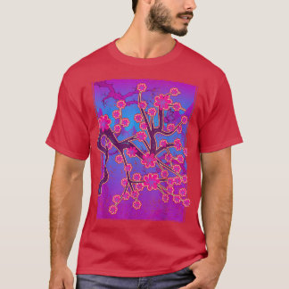 Camiseta Sakura Japão Flor rosa 90s Art Vaporwave Cherry