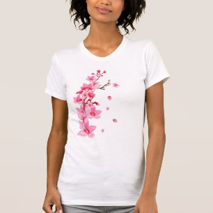 Camiseta Sakura Japonês Cherry Tree Blossoms