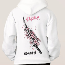 Camiseta Sakura Katana Japanese Aesthetic Streetwear