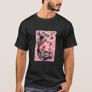 Camiseta Sakura Koi Carpa Japonesa Koi Carp Primavera Nishi