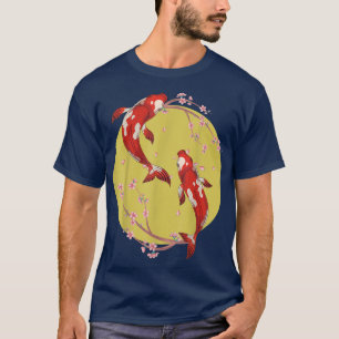 Camiseta Sakura Taisho Sanke Koi Nishikigoi Cherry Blossom