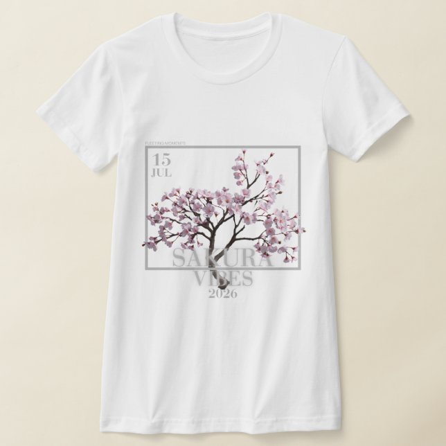 Camiseta Sakura Vibes (Postura )
