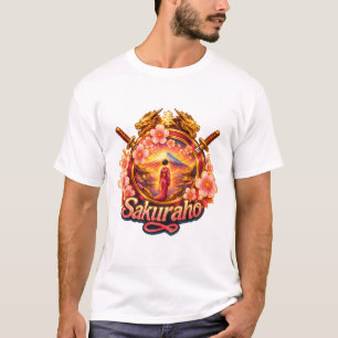 Camiseta Sakuraho: Espírito Samurai ao Pôr do Sol