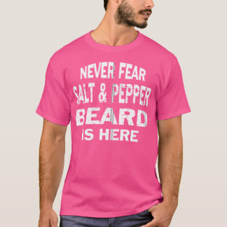 Camiseta Sal E Barba De Pimenta Cinza Cabelo Engraçado Teto