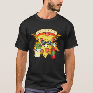 Camiseta Sal Quente Molho Pizza Sunglass Cheesy Havaiana To