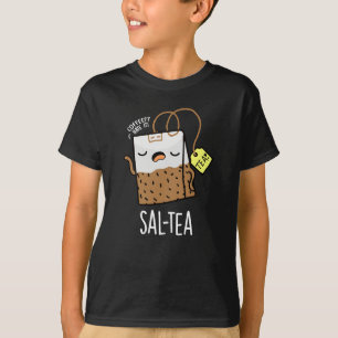 Camiseta Sal-tea Funny Tea Pun Dark BG