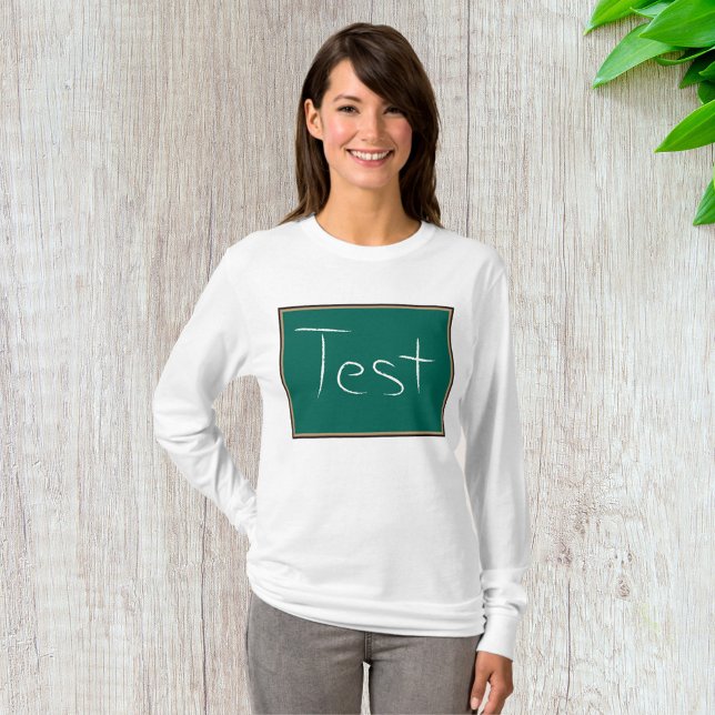 Camiseta Sala de aula do quadro de testes (Criador carregado)