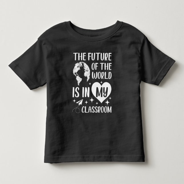 Camiseta Sala de aulas de professores pré-escolares (Frente)