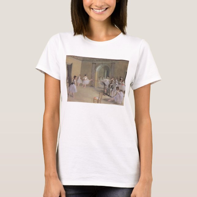 Camiseta Sala de Dança na Ópera por Edgar Degas (Frente)