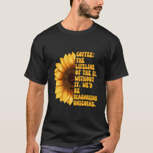 Camiseta Sala De Emergência Enfermeira Enfermagem Engraçada