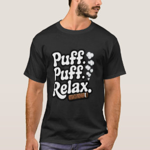 Camiseta Sala de Fumantes de Charuto Premium Estilo de Vida