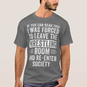 Camiseta Sala de lutas Engraçado Wrestler Amateur Wres