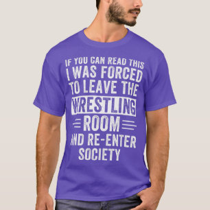 Camiseta Sala de lutas Engraçado Wrestler Amateur Wres
