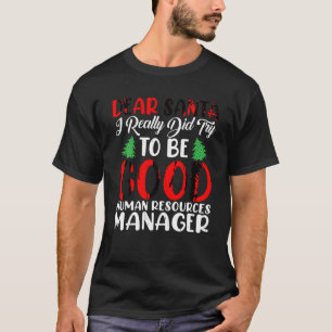 Camiseta Sala de Natal do Gerente de RH Gly Xmas Holiday Pa
