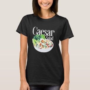 Camiseta Salada Caesar Engraçado Para Homens Mulheres