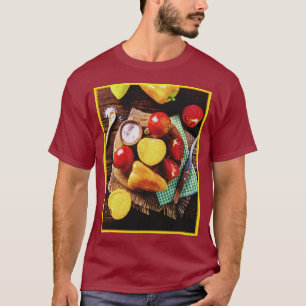 Camiseta "Salada Caseira de Legumes" Foto Fofa. Compre Agor
