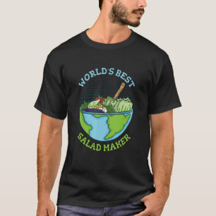 Camiseta Salada de Comida dos melhores produtores de salada