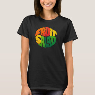 Camiseta SALADA DE FRUTAS – Design de Tipografia Circular N