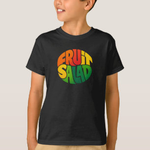 Camiseta SALADA DE FRUTAS – Design de Tipografia Circular N