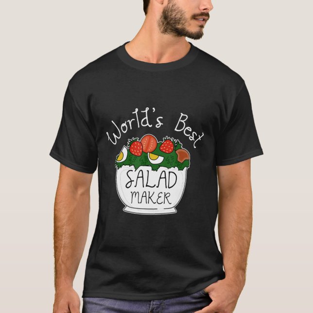 Camiseta Salada I Mundial Melhor Vegetariana Vegan Herbivo (Frente)