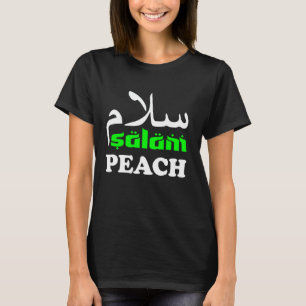 Camiseta Salam Peace Calliografia Árabe Motivação Islâmica