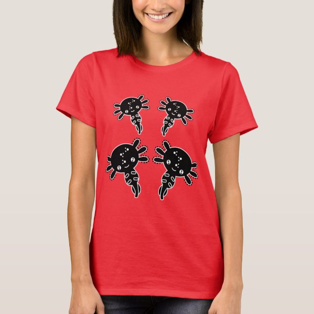 Camiseta Salamander Axototl exótico (Frente)