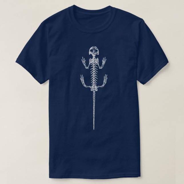 Camiseta Salamander Skeleton (Frente do Design)