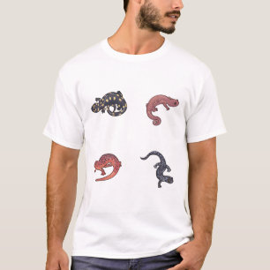 Camiseta Salamandra-branca Delight � Arte Animal