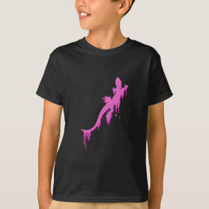 Camiseta Salamandra Cor-de-Rosa Com Pinta