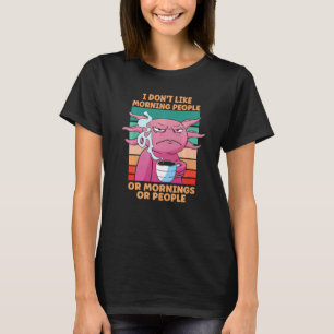 Camiseta Salamandra de Peixe Andante Lagarto Café Axolote
