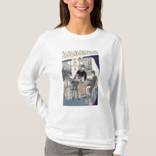 Camiseta Salão de beleza de uma casa de comerciantes