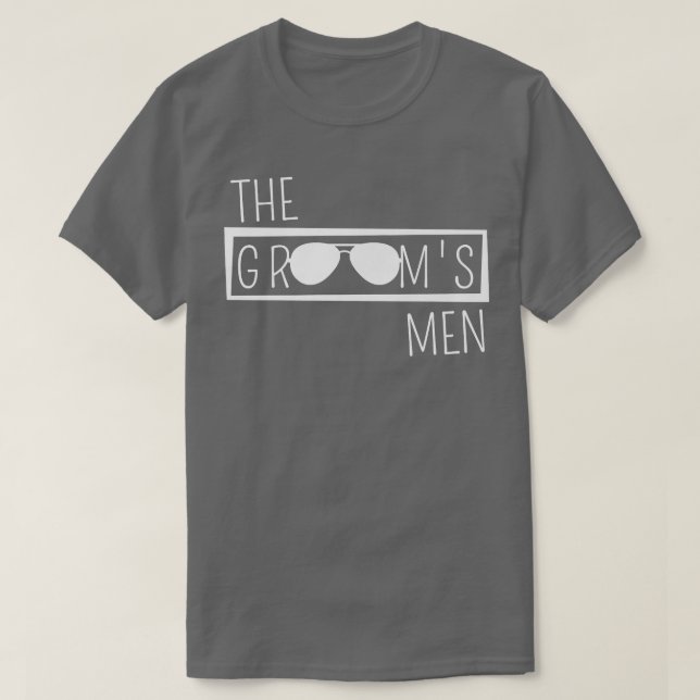 Camiseta Salas de Despedida de Solteiro para o Groom Squad (Frente do Design)