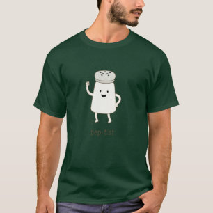Camiseta Saleiro engraçado Peptist desenho animado trocadil