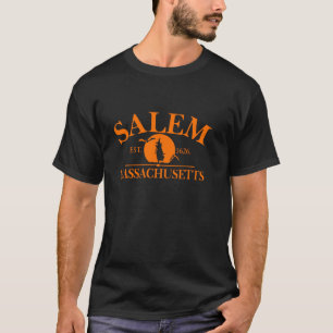 Camiseta Salem Est 1626 Massachusetts Vintage Halloween Wit