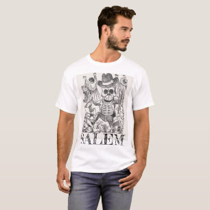 Camiseta Salem Massachusetts Occult Skull Tee, Men's