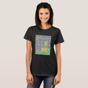 Camiseta Salem Massachusetts Wordle Puzzle  