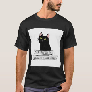 Camiseta Salem Saberhagen - citação do gato preto