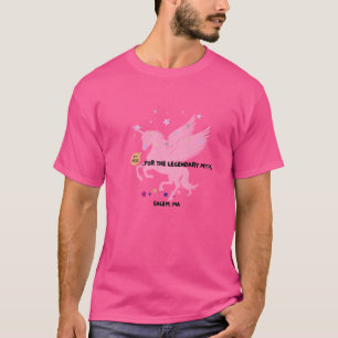 Camiseta Salem Unicorn "Estou aqui pelos mitos lendários"