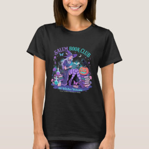 Camiseta Salem WitBook Club Halloween Lading Book Lover
