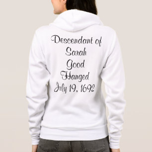 Camiseta Salem Witch Descendants Bridget Bishop Zip-Up Hood